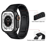 Cinturino per orologio in lega di titanio a sgancio rapido a forma di I integrato, For Apple Watch 46mm / 49mm / 45mm / 44mm