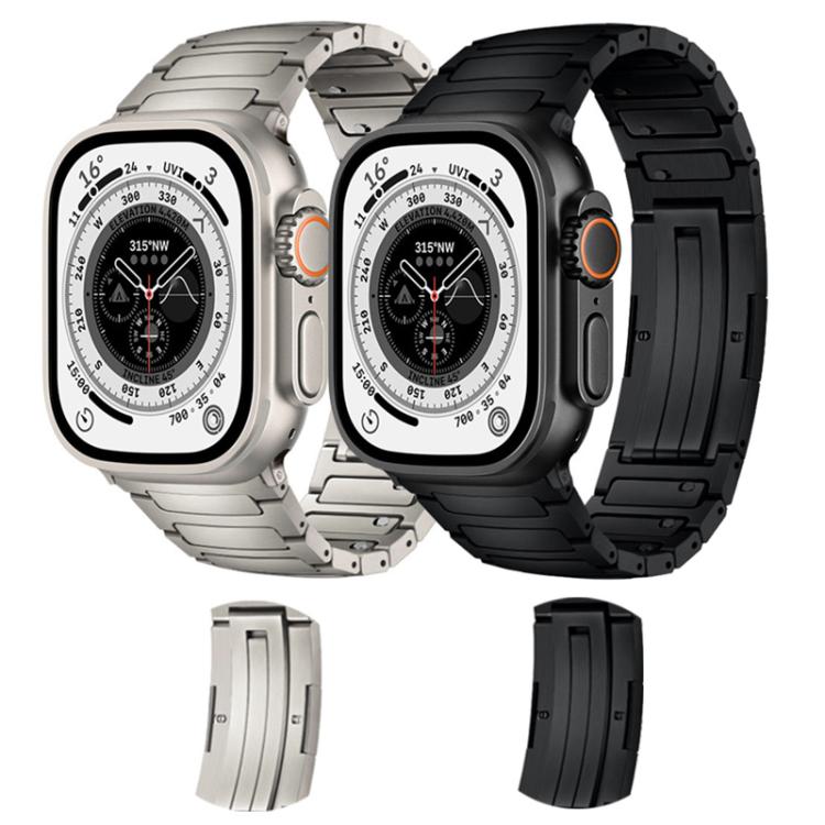 Cinturino per orologio in lega di titanio a sgancio rapido a forma di I integrato, For Apple Watch 46mm / 49mm / 45mm / 44mm
