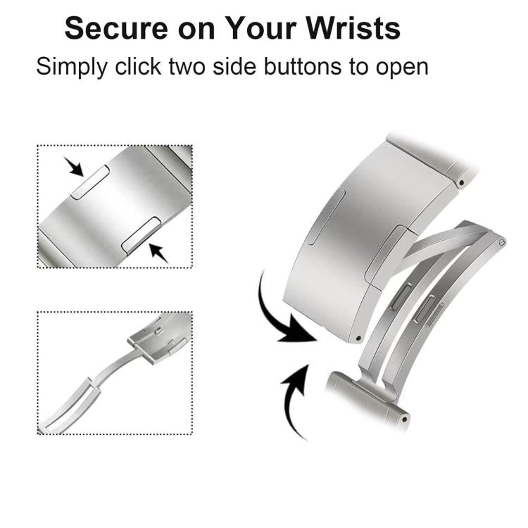 Cinturino per orologio in lega di titanio a sgancio rapido a forma di I integrato, For Apple Watch 46mm / 49mm / 45mm / 44mm