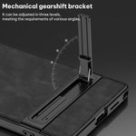 Custodia per telefono in pelle smerigliata ultrasottile GKK Triumph con supporto, For Samsung Galaxy S26 Ultra 5G, For Samsung Galaxy S25 Ultra 5G