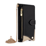 Custodia per telefono in pelle Litchi a coda di pesce con catena a tracolla, For Samsung Galaxy S25+ 5G, For Samsung Galaxy S25 Ultra 5G, For Samsung Galaxy S24 Ultra 5G, For Samsung Galaxy S24+ 5G