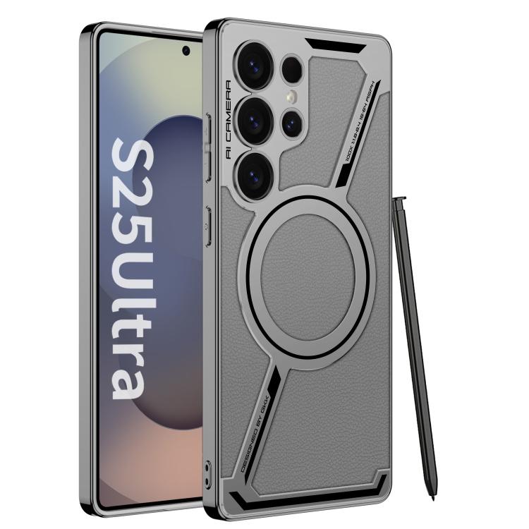 Custodia per telefono MagSafe a forma di Z in pelle galvanizzata GKK, penna non inclusa, For Samsung Galaxy S26 Ultra 5G, For Samsung Galaxy S25 Ultra 5G
