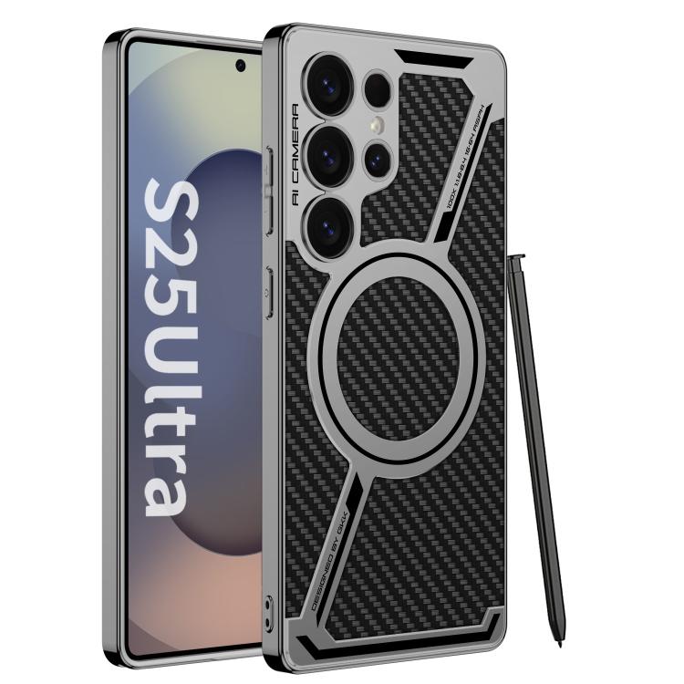 Custodia per telefono MagSafe a forma di Z in pelle galvanizzata GKK, penna non inclusa, For Samsung Galaxy S26 Ultra 5G, For Samsung Galaxy S25 Ultra 5G