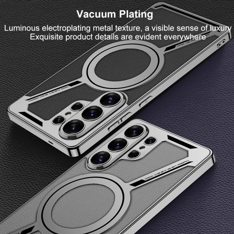 Custodia per telefono MagSafe a forma di Z in pelle galvanizzata GKK, penna non inclusa, For Samsung Galaxy S26 Ultra 5G, For Samsung Galaxy S25 Ultra 5G