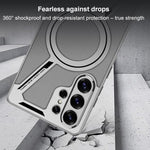 Custodia per telefono MagSafe a forma di Z in pelle galvanizzata GKK, penna non inclusa, For Samsung Galaxy S26 Ultra 5G, For Samsung Galaxy S25 Ultra 5G
