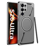 Custodia per telefono MagSafe a forma di Z in pelle galvanizzata GKK, penna non inclusa, For Samsung Galaxy S26 Ultra 5G, For Samsung Galaxy S25 Ultra 5G