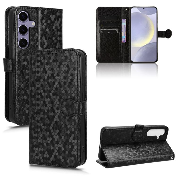 Custodia per telefono in pelle con trama a nido d'ape, For Samsung Galaxy S25 FE 5G, For Samsung Galaxy S25 5G, For Samsung Galaxy S25+ 5G, For Samsung Galaxy S25 Ultra 5G