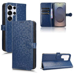 Custodia per telefono in pelle con trama a nido d'ape, For Samsung Galaxy S25 FE 5G, For Samsung Galaxy S25 5G, For Samsung Galaxy S25+ 5G, For Samsung Galaxy S25 Ultra 5G