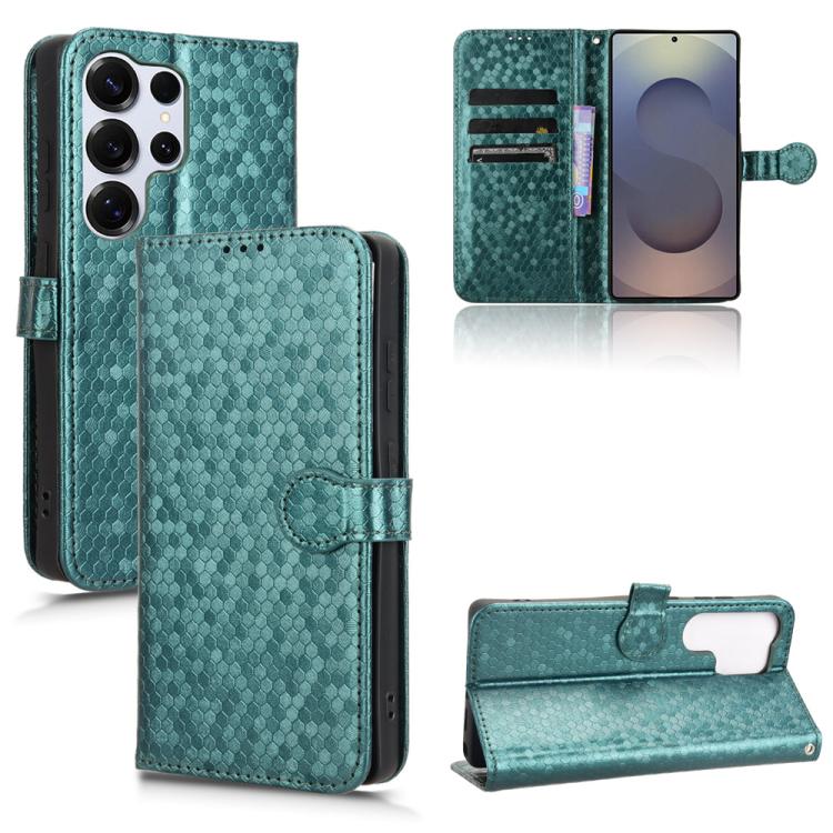 Custodia per telefono in pelle con trama a nido d'ape, For Samsung Galaxy S25 FE 5G, For Samsung Galaxy S25 5G, For Samsung Galaxy S25+ 5G, For Samsung Galaxy S25 Ultra 5G