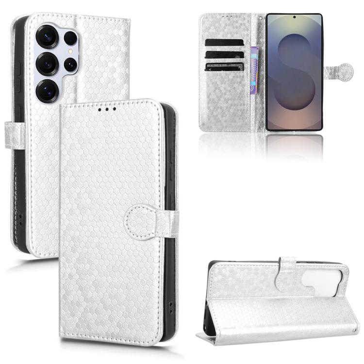 Custodia per telefono in pelle con trama a nido d'ape, For Samsung Galaxy S25 FE 5G, For Samsung Galaxy S25 5G, For Samsung Galaxy S25+ 5G, For Samsung Galaxy S25 Ultra 5G