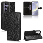 Custodia per telefono in pelle con trama a nido d'ape, For Samsung Galaxy S25 FE 5G, For Samsung Galaxy S25 5G, For Samsung Galaxy S25+ 5G, For Samsung Galaxy S25 Ultra 5G