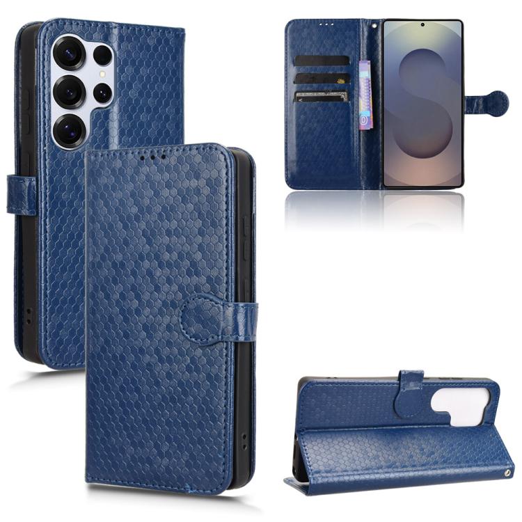 Custodia per telefono in pelle con trama a nido d'ape, For Samsung Galaxy S26+ 5G, For Samsung Galaxy S26 Ultra 5G, For Samsung Galaxy S26 5G, For Samsung Galaxy M36 5G