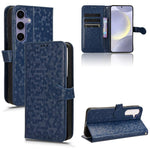 Custodia per telefono in pelle con trama a nido d'ape, For Samsung Galaxy S26+ 5G, For Samsung Galaxy S26 Ultra 5G, For Samsung Galaxy S26 5G, For Samsung Galaxy M36 5G