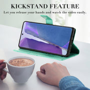 Custodia portafoglio in pelle con slot carte per Samsung Galaxy N