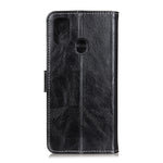 Per OPPO A53 2020 Retro Crazy Horse Texture Custodia in pelle a vibrazione orizzontale con supporto e slot per schede e cornice per foto e portafoglio, For OPPO A53 2020