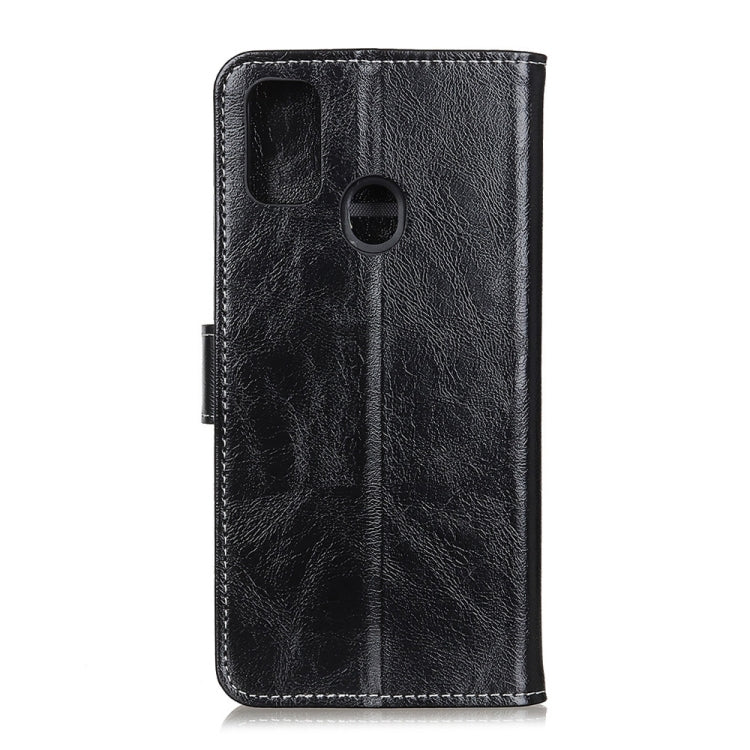 Per OPPO A53 2020 Retro Crazy Horse Texture Custodia in pelle a vibrazione orizzontale con supporto e slot per schede e cornice per foto e portafoglio, For OPPO A53 2020