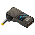 Adattatore Type-C a DC per ricarica PC 100W con display digitale