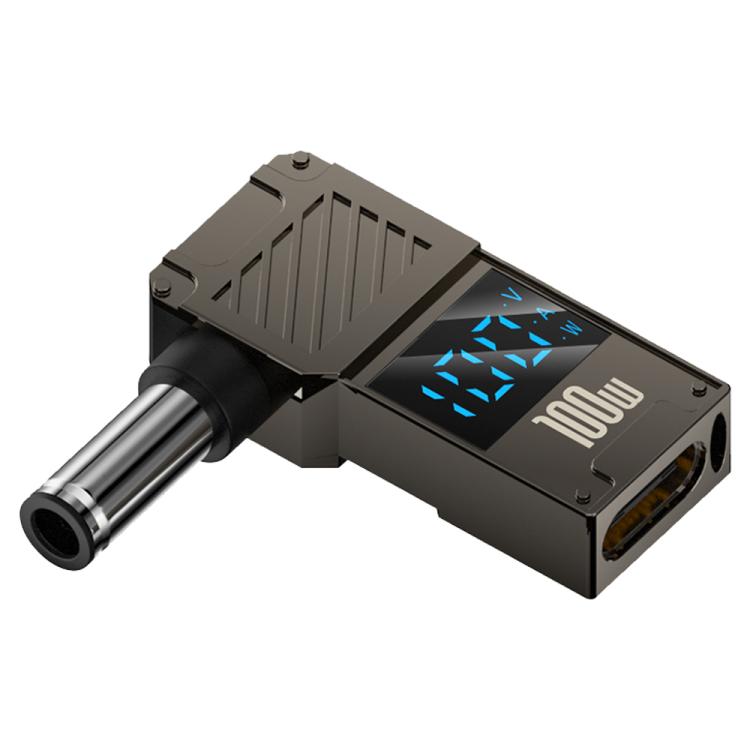 Adattatore Type-C a DC per ricarica PC 100W con display digitale