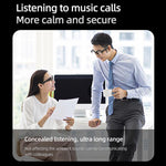 E60 ENC Occhiali Bluetooth Smart Audio con riduzione del rumore, E60 (Black), E60 (Transparent)