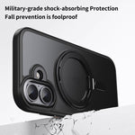 Custodia per telefono con supporto magnetico MagSafe a 360 gradi satinato, For iPhone 17, For iPhone Air