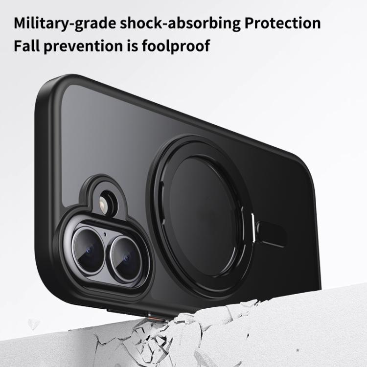 Custodia per telefono con supporto magnetico MagSafe a 360 gradi satinato, For iPhone 17, For iPhone Air