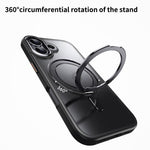 Custodia per telefono con supporto magnetico MagSafe a 360 gradi satinato, For iPhone 17, For iPhone Air