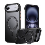 Custodia per telefono con supporto magnetico MagSafe a 360 gradi satinato, For iPhone 17, For iPhone Air
