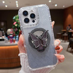 Custodia MagSafe con specchio glitter per iPhone 16