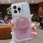 Custodia MagSafe con specchio glitter per iPhone 16