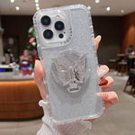 Custodia MagSafe con specchio glitter per iPhone 16