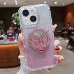 Custodia MagSafe con specchio glitter per iPhone 14