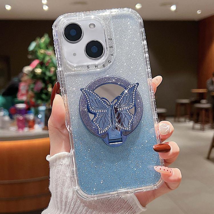 Custodia MagSafe con specchio glitter per iPhone 14