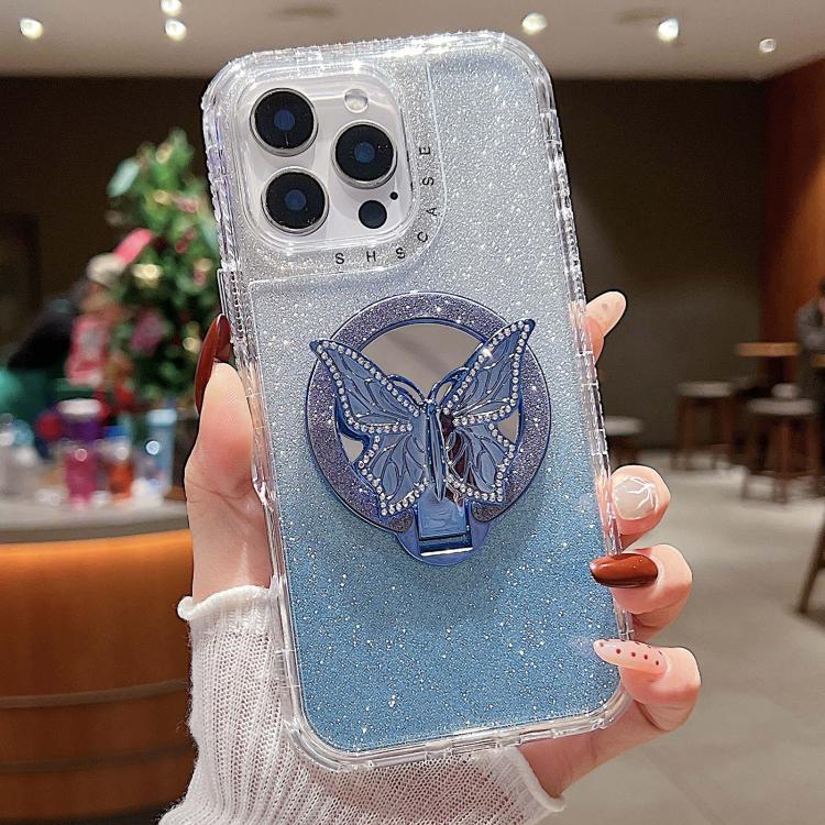 Custodia MagSafe con specchio glitter per iPhone 12-13 Pro Max