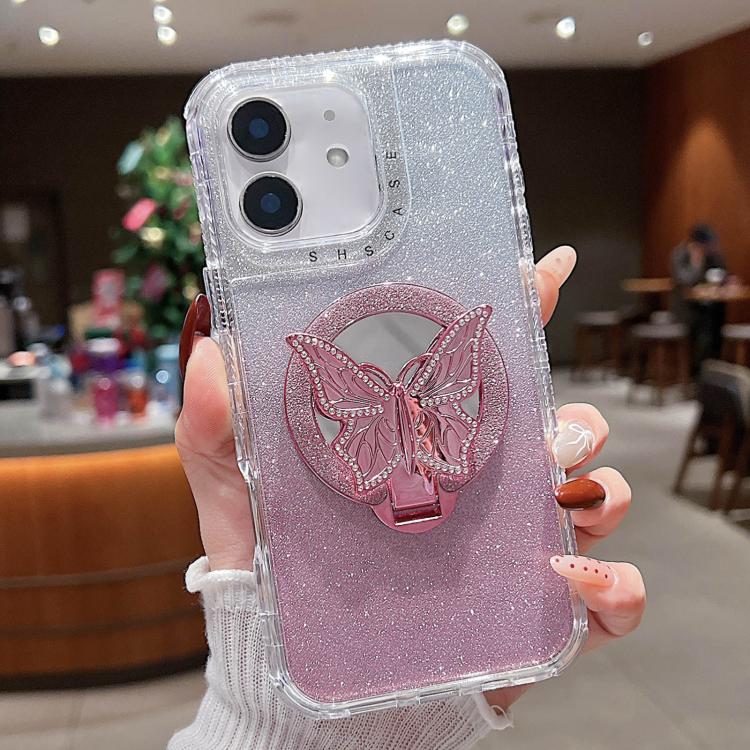 Custodia MagSafe con specchio glitter per iPhone 12-13 Pro Max