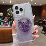 Custodia MagSafe con specchio glitter per iPhone 11 e 12