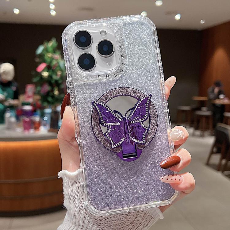 Custodia MagSafe con specchio glitter per iPhone 11 e 12
