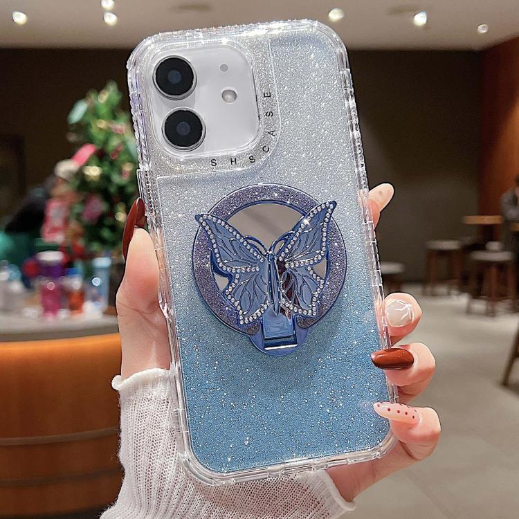 Custodia MagSafe con specchio glitter per iPhone 11 e 12