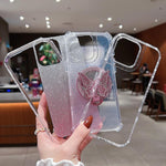 Custodia MagSafe con specchio glitter per iPhone 16