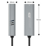 Adattatore Ethernet Gigabit USB-C e USB 3.0 a RJ45 5G