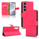 Custodia per telefono in pelle con chiusura magnetica Skin Feel, For Samsung Galaxy S25 Edge 5G, For Samsung Galaxy S25 5G, For Samsung Galaxy S25+ 5G, For Samsung Galaxy S25 Ultra 5G