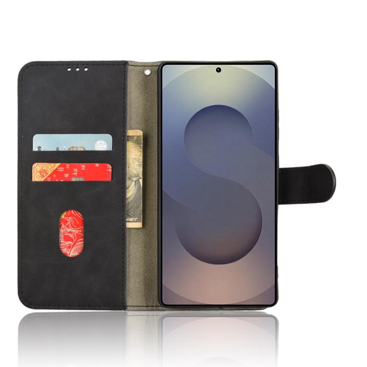 Custodia per telefono in pelle con chiusura magnetica Skin Feel, For Samsung Galaxy S25 Ultra 5G
