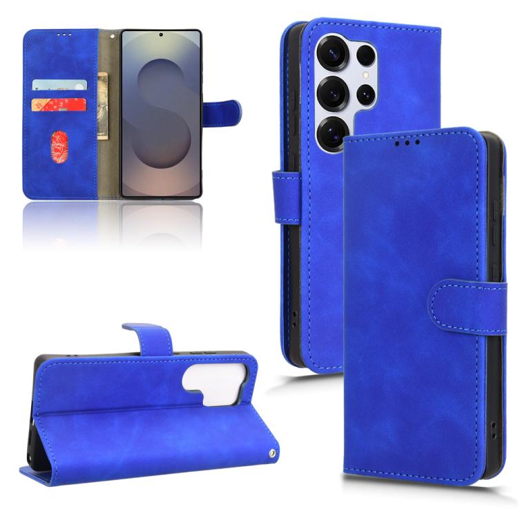 Custodia per telefono in pelle con chiusura magnetica Skin Feel, For Samsung Galaxy S25 Edge 5G, For Samsung Galaxy S25 5G, For Samsung Galaxy S25+ 5G, For Samsung Galaxy S25 Ultra 5G