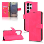 Custodia per telefono in pelle con chiusura magnetica Skin Feel, For Samsung Galaxy S25 Edge 5G, For Samsung Galaxy S25 5G, For Samsung Galaxy S25+ 5G, For Samsung Galaxy S25 Ultra 5G
