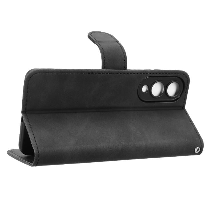 Custodia per telefono in pelle con chiusura magnetica Skin Feel, For Samsung Galaxy S25 Edge 5G, For Samsung Galaxy S25 5G, For Samsung Galaxy S25+ 5G, For Samsung Galaxy S25 Ultra 5G