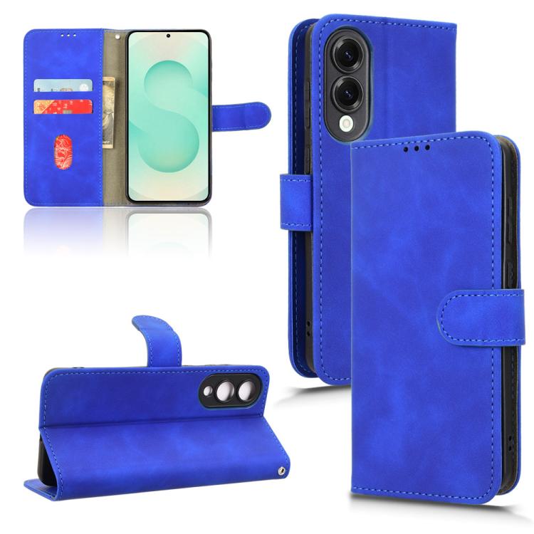 Custodia per telefono in pelle con chiusura magnetica Skin Feel, For Samsung Galaxy S25 Edge 5G, For Samsung Galaxy S25 5G, For Samsung Galaxy S25+ 5G, For Samsung Galaxy S25 Ultra 5G