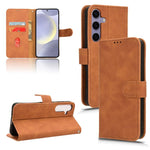 Custodia per telefono in pelle con chiusura magnetica Skin Feel, For Samsung Galaxy S26+ 5G, For Samsung Galaxy S26 5G, For Samsung Galaxy S25 FE 5G, For Samsung Galaxy M36 5G