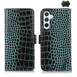 Custodia per telefono in pelle di vacchetta con strato superiore in coccodrillo, For Galaxy S26 FE 5G, For Samsung Galaxy S26 Edge 5G, For Samsung Galaxy S26 Ultra 5G, For Samsung Galaxy S26 5G, For Samsung Galaxy S25 FE 5G, For Samsung Galaxy S25 Edge 5G