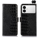 Custodia per telefono in pelle di vacchetta con strato superiore in coccodrillo, For Galaxy S26 FE 5G, For Samsung Galaxy S26 Edge 5G, For Samsung Galaxy S26 Ultra 5G, For Samsung Galaxy S26 5G, For Samsung Galaxy S25 FE 5G, For Samsung Galaxy S25 Edge 5G
