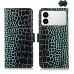 Custodia per telefono in pelle di vacchetta con strato superiore in coccodrillo, For Galaxy S26 FE 5G, For Samsung Galaxy S26 Edge 5G, For Samsung Galaxy S26 Ultra 5G, For Samsung Galaxy S26 5G, For Samsung Galaxy S25 FE 5G, For Samsung Galaxy S25 Edge 5G