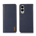 Custodia per telefono in pelle di vacchetta con strato superiore in nappa KHAZNEH, For Galaxy S26 FE 5G, For Samsung Galaxy S26 Edge 5G, For Samsung Galaxy S26 Ultra 5G, For Samsung Galaxy S26 5G, For Samsung Galaxy S25 FE 5G                           ...